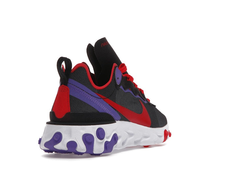 Nike React Element 55 Black University Red (Women's)
