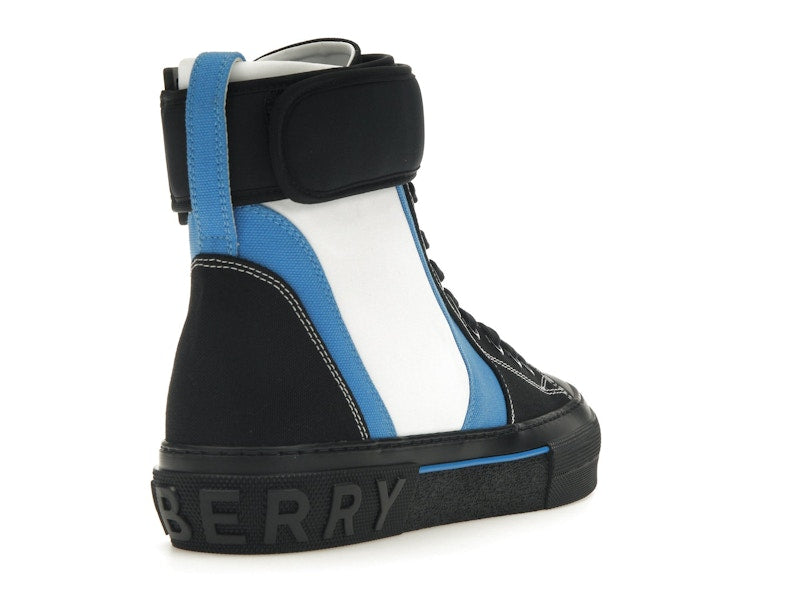 Burberry Sub High-Top Laced-Up Trainer Black Blue White