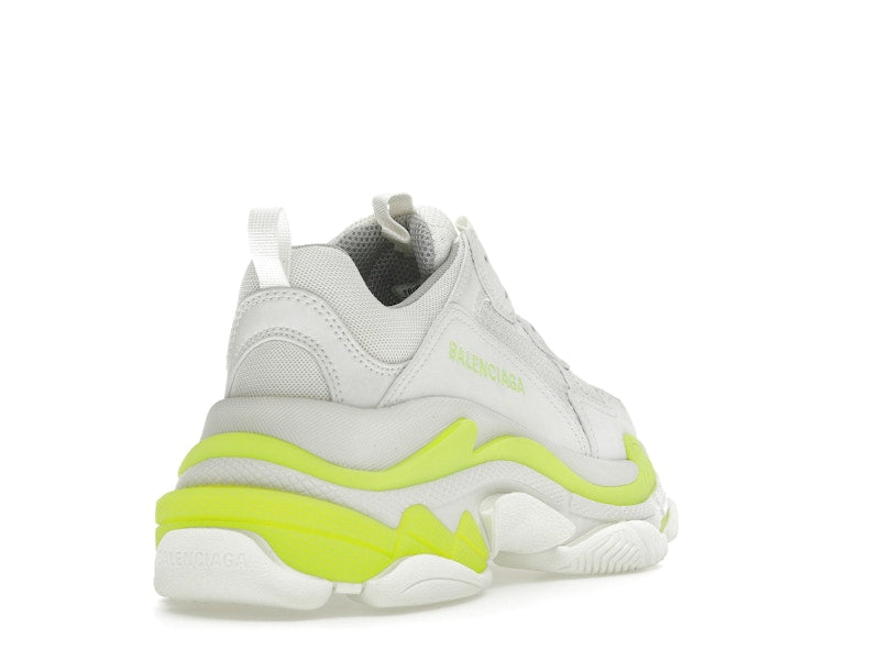 Balenciaga Triple S White Fluo Yellow (Women's)