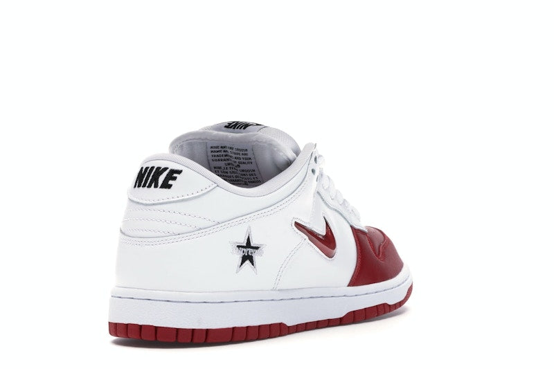 Nike SB Dunk Low Supreme Jewel Swoosh Red