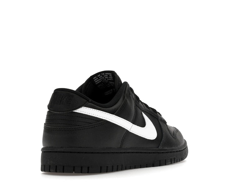 Nike Dunk Low Black White Swoosh