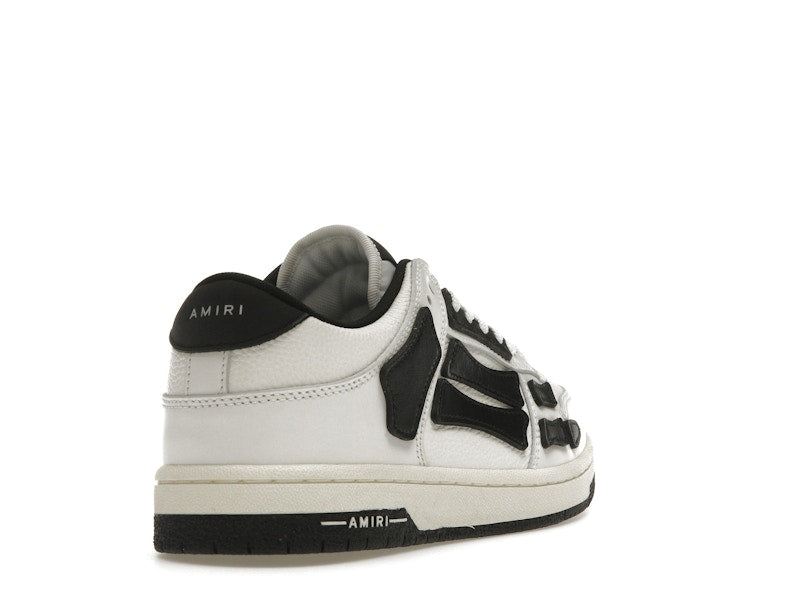 AMIRI Skel Top Low White Black White