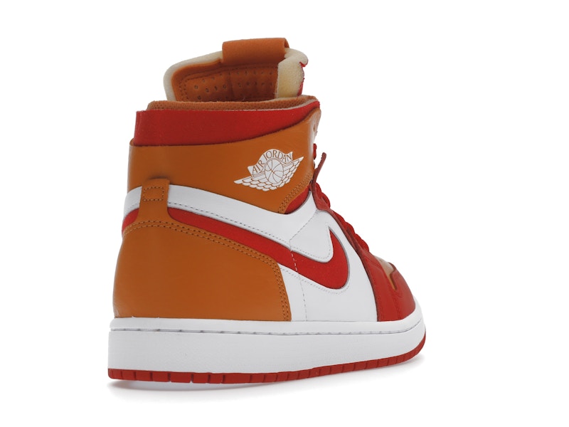 Jordan 1 High Zoom Air CMFT Fire Red Hot Curry (Women's)