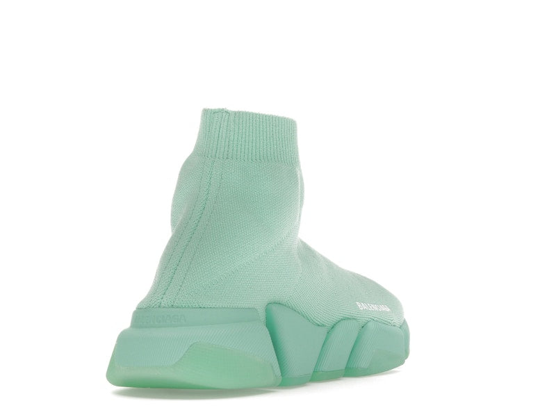 Balenciaga Speed 2.0 Recycled Transparent Sole Green (Women's)