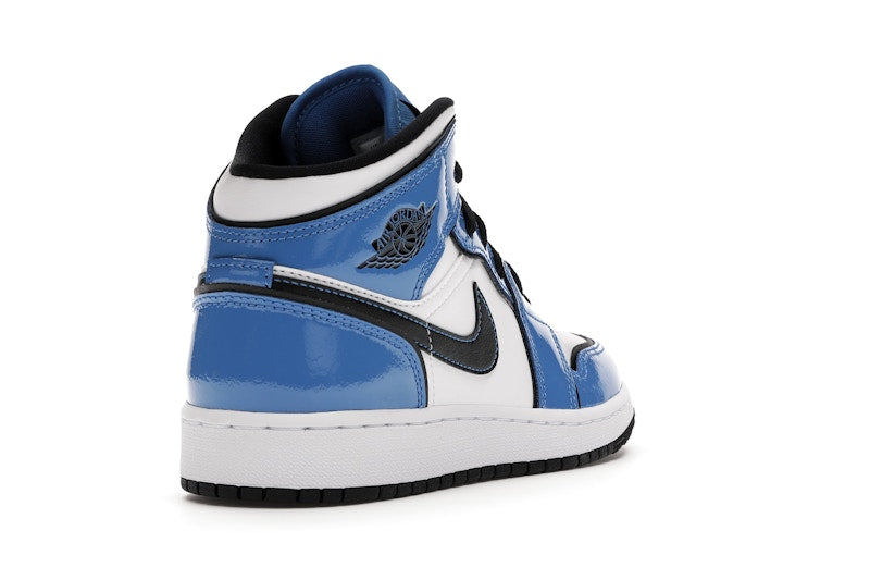Jordan 1 Mid Signal Blue (GS)
