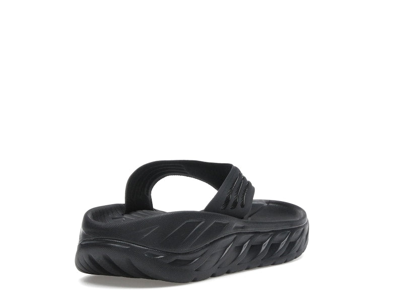 Hoka One One Ora Recovery Flip Black Dark Gull Grey