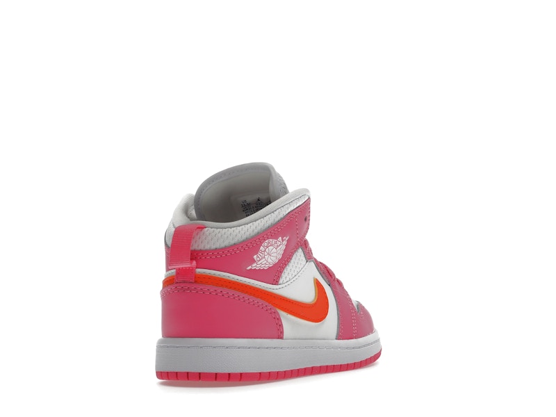Jordan 1 Mid Pinksicle Safety Orange (PS)