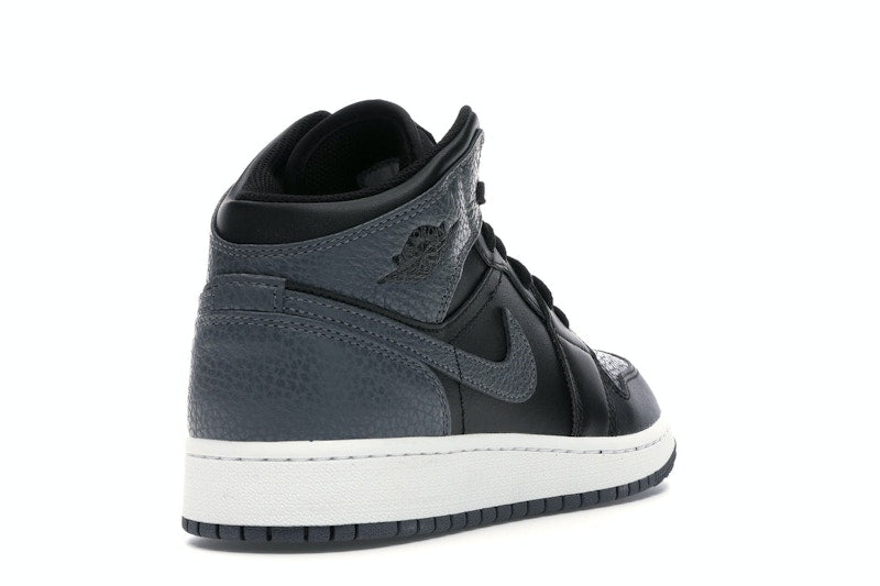 Jordan 1 Mid Black Dark Grey (GS)