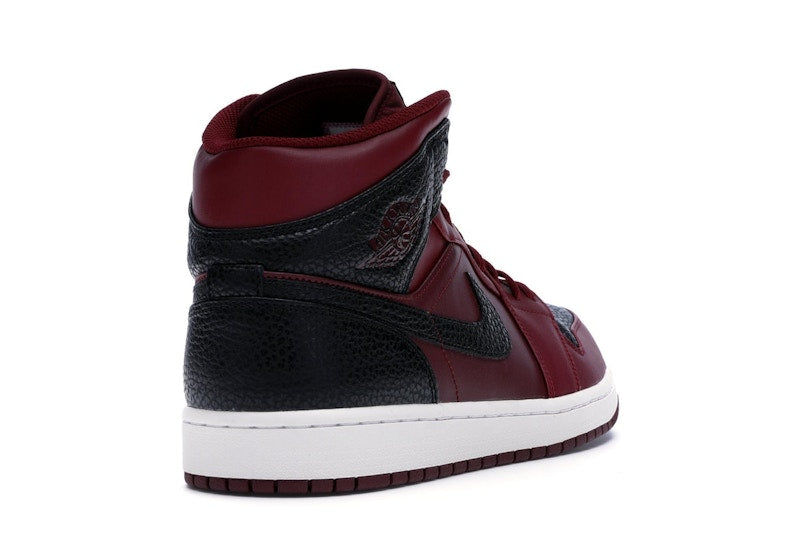 Jordan 1 Retro Mid Team Red Black