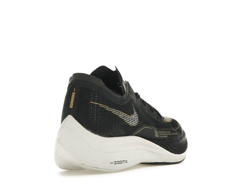 Nike ZoomX Vaporfly Next% 2 Black Metallic Gold Coin (Women's)