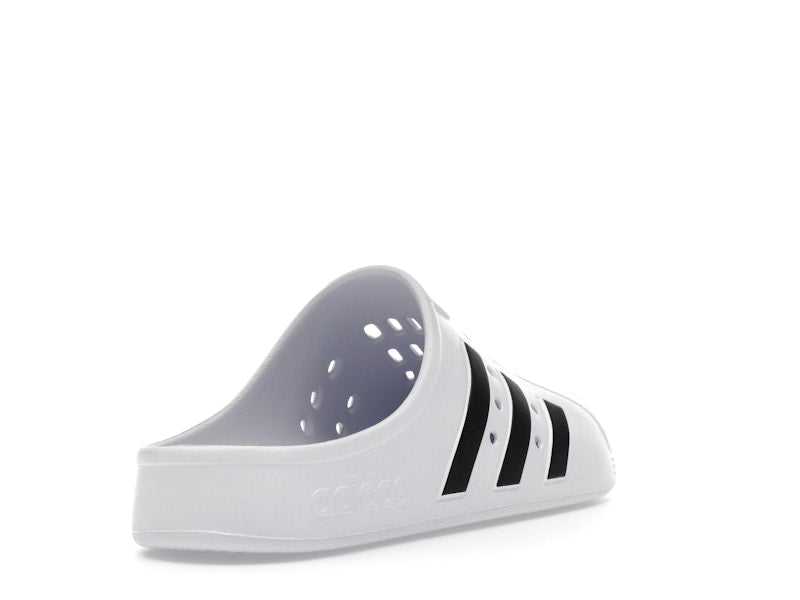adidas Adilette Clog White Black