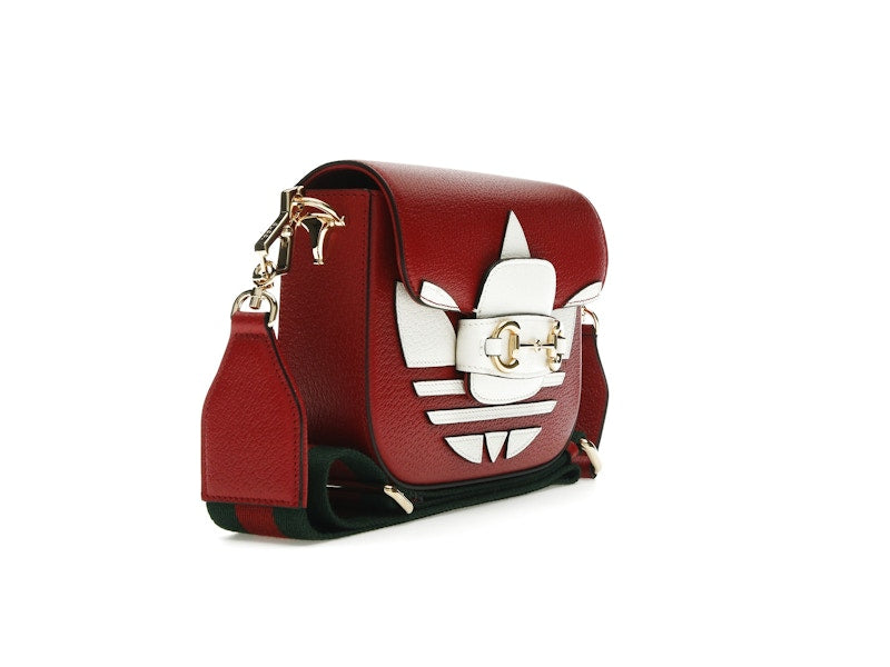 Gucci x adidas Horsebit 1955 Shoulder Bag Red