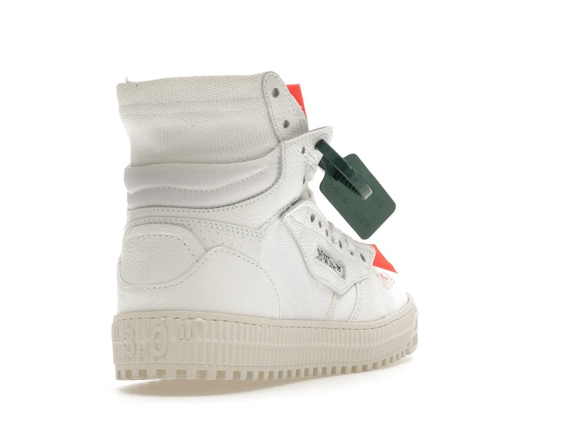 OFF-WHITE Off Court 3.0 Leather White White Orange (Bold Medial Logo)