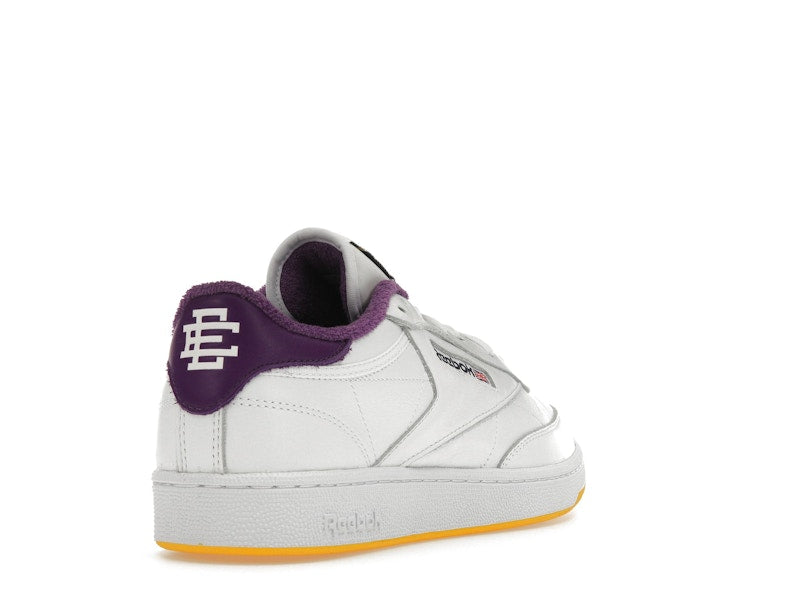 Reebok Club C 85 Eric Emanuel White Purple Yellow