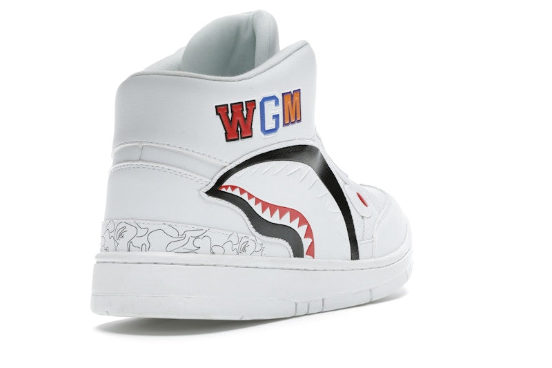 A Bathing Ape Cloud Sta Shark White
