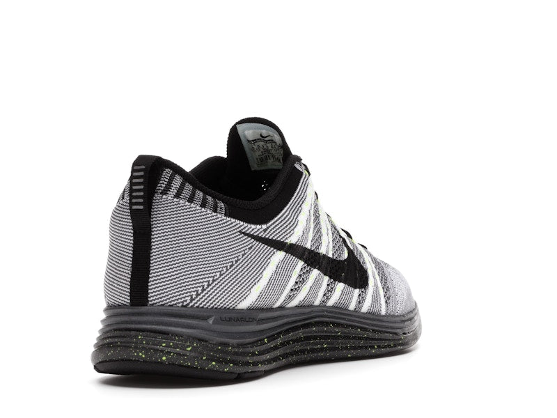 Nike Flyknit Lunar1+ White Black Volt