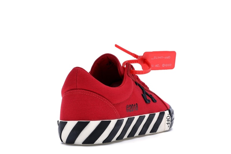 OFF-WHITE Vulc Low Red