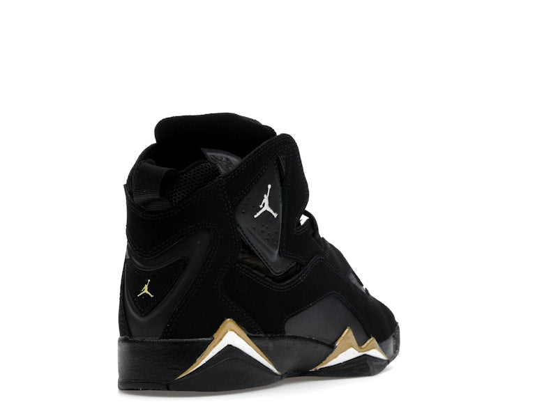Jordan True Flight Black Metallic Gold White (GS)