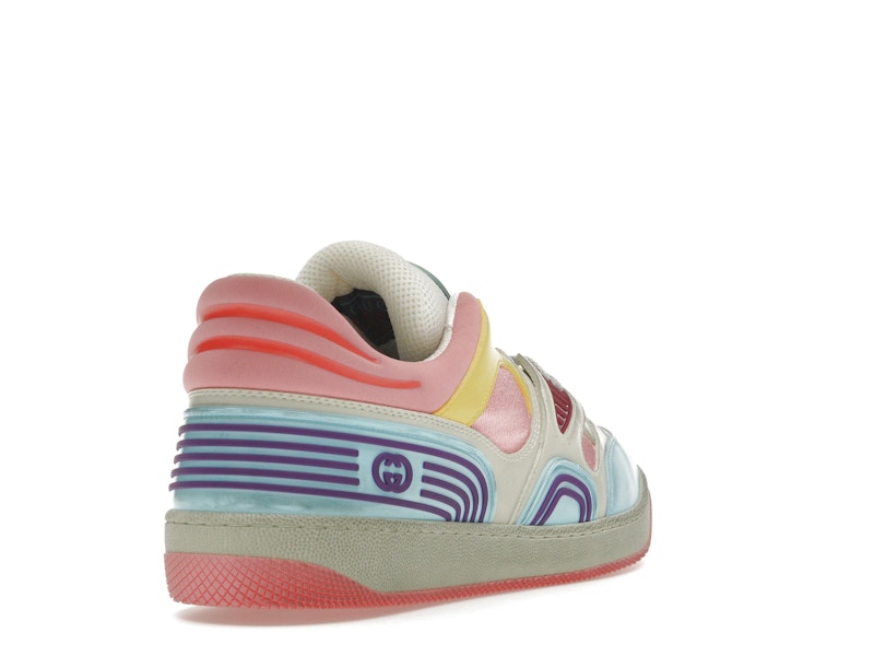 Gucci Basket Low-Top Sneaker Light Blue Demetra Pink (Women's)