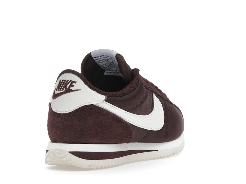 Nike Cortez Textile Burgundy Crush Sail (Women's)