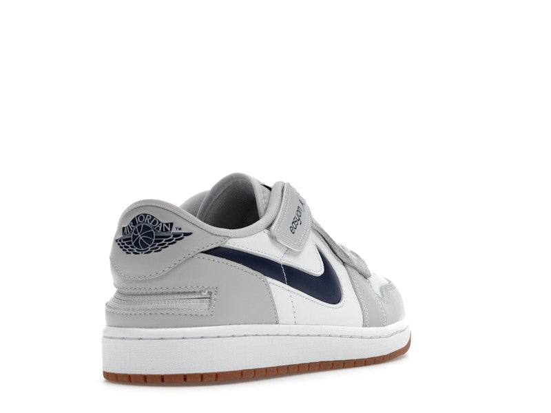 Jordan 1 Low EasyOn White Neutral Grey Gum Midnight Navy