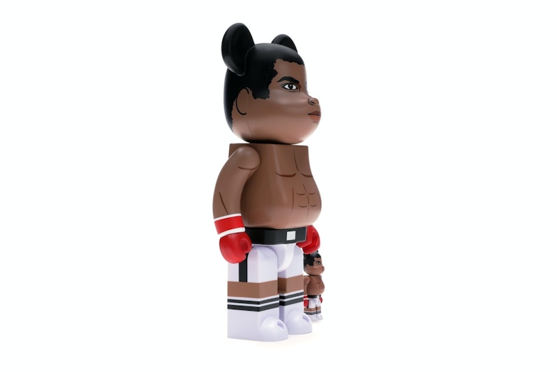 Bearbrick Muhammad Ali 100% & 400% Set Brown