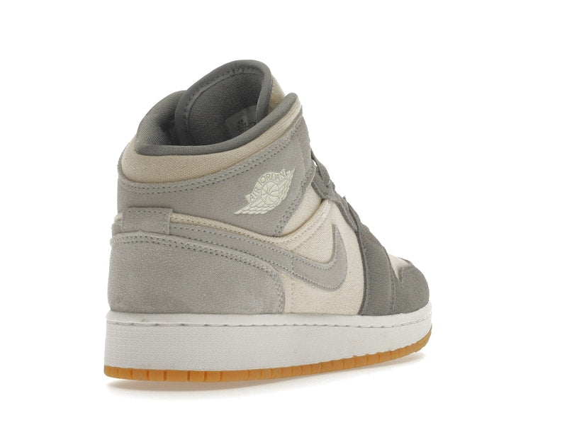 Jordan 1 Mid SE Coconut Milk Particle Grey (GS)