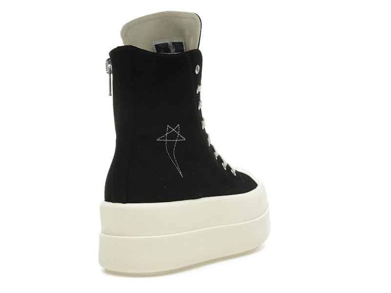 Rick Owens Hollywood DRKSHDW Double Bumper High Black Pearl