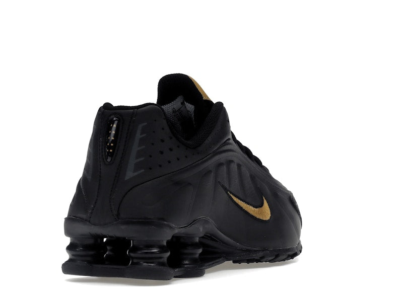 Nike Shox R4 Black Metallic Gold (GS)