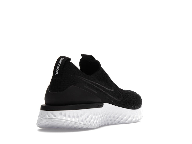 Nike Epic Phantom React Flyknit Black White (Women's)