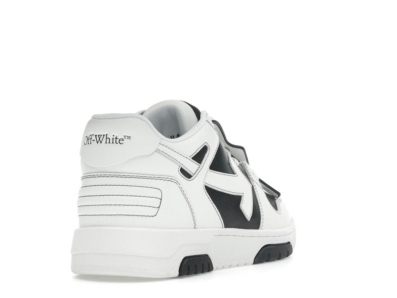 OFF-WHITE Out Of Office OOO Low Tops Black White