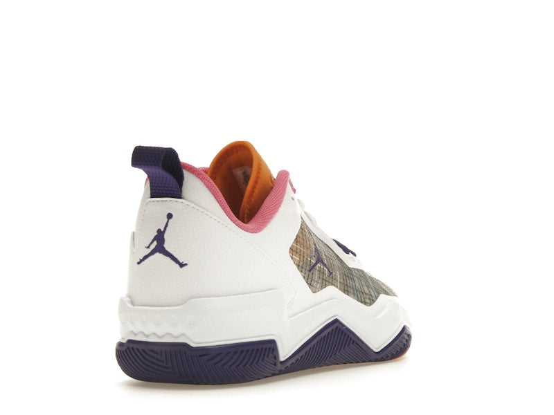 Jordan One Take 4 White Court Purple Canyon Gold