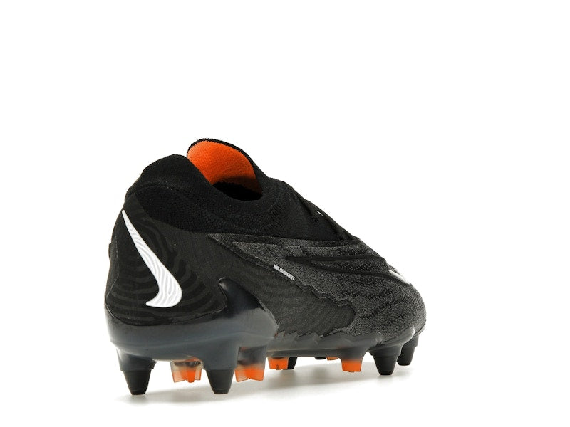 Nike Gripknit Phantom GX Elite SG-Pro Anti-Clog Traction Black Dark Smoke Grey Total Orange