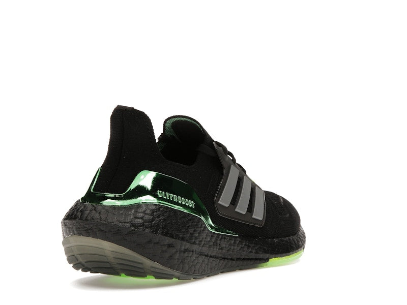 adidas Ultra Boost 22 Black Iron Metallic Beam Green