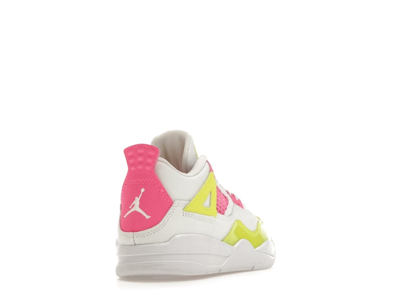 Jordan 4 Retro White Lemon Pink (PS)