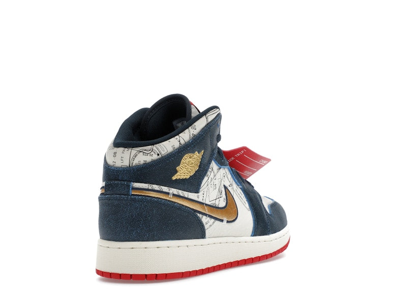 Jordan 1 Mid SE Take Flight Gold Swoosh (GS)