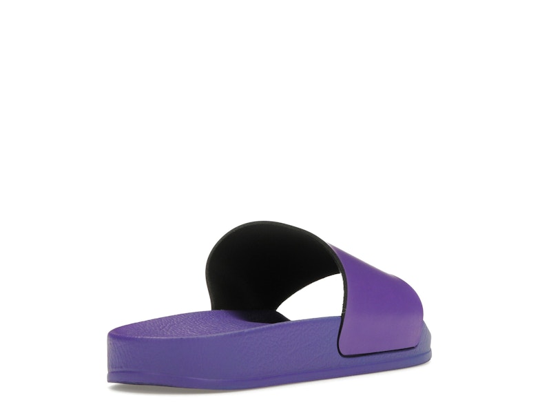 OFF-WHITE Off Stamp Slide Dark Violet Black (Women's)