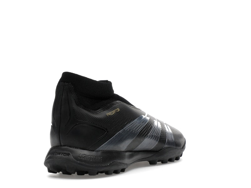 adidas Predator League Laceless Turf Core Black Carbon Gold Metallic