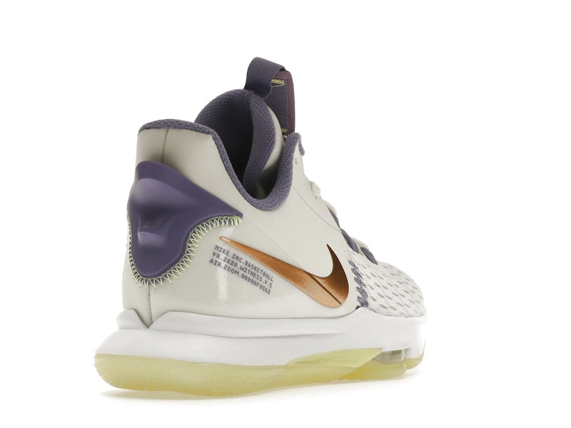 Nike LeBron Witness 5 Summit White Metallic Bronze