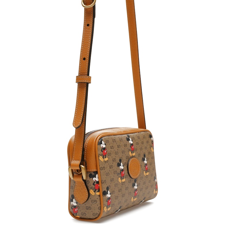 Gucci x Disney Mickey Mouse Crossbody Bag Brown