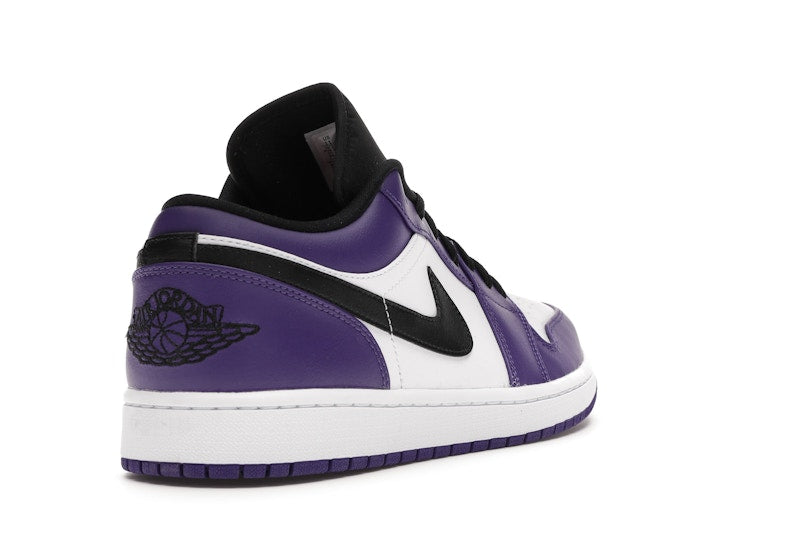 Jordan 1 Low Court Purple White