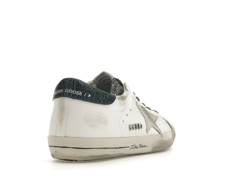 Golden Goose Super-Star Glitter Cream Silver (Women's)