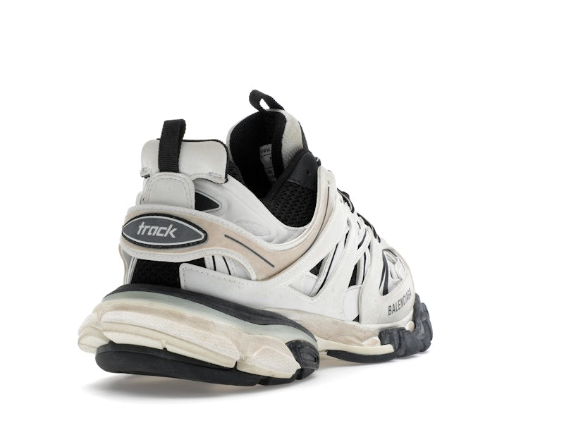 Balenciaga Track Worn Out In White Black