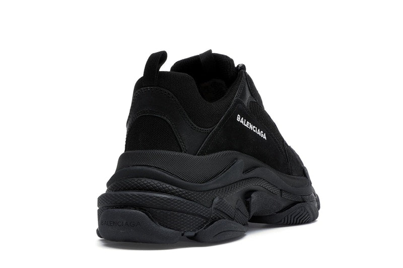 Balenciaga Triple S Triple Black (2018 Reissue) (Nondistressed)