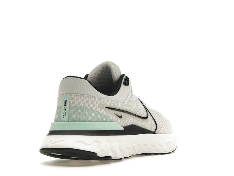 Nike React Infinity Run Flyknit 3 Phantom Black Mint