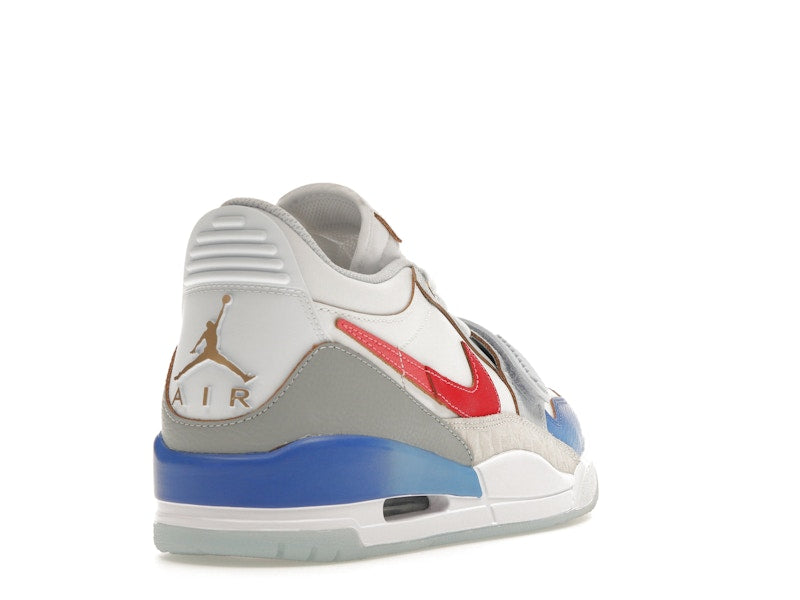Jordan Legacy 312 Low White Game Royal University Red