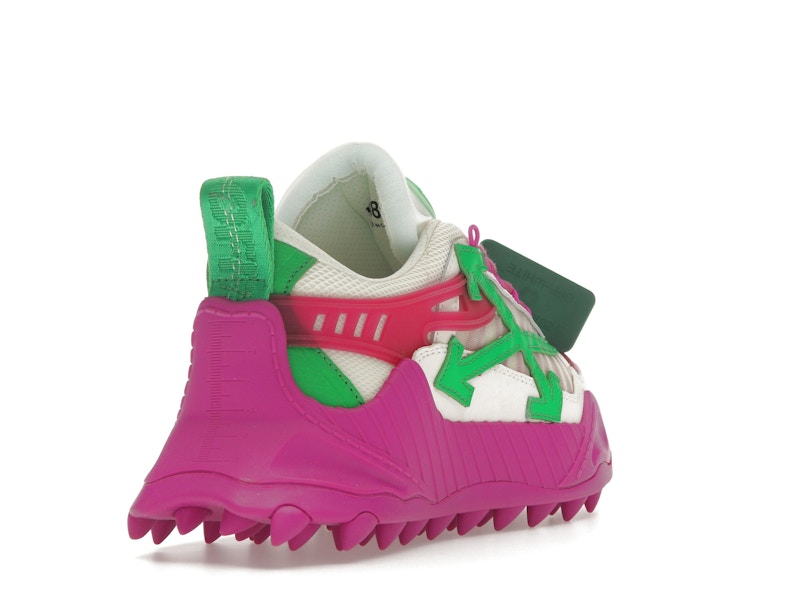 OFF-WHITE Odsy-1000 White Fuchsia Green (Women's)