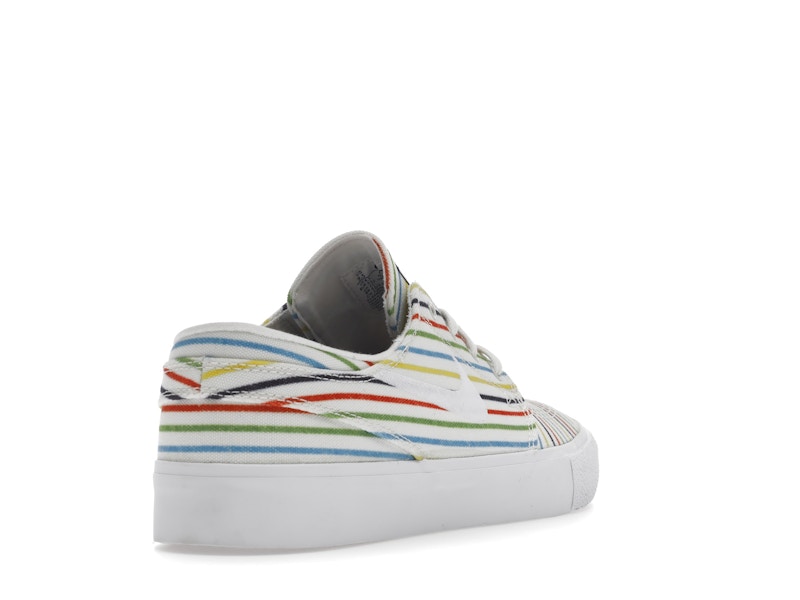 Nike SB Zoom Stefan Janoski Canvas Multi-Color Pinstripes