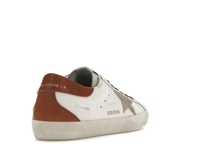 Golden Goose Super-Star White Ice Brown Blue