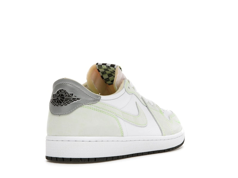 Jordan 1 Retro Low White Ghost Green Black